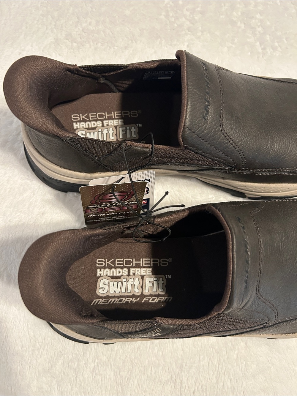 Skechers Men’s hands free swift fit Izaiah slip on Sneakers loafers SZ 11 - Picture 12 of 12